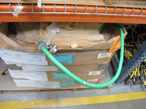 (5) CABLES, ELECTRICAL TYPE, INSTRUMENTATION KIND. ASSEMBLY, SS SHIELDED, GREEN. LOADING & HANDLING FEE $15-4133